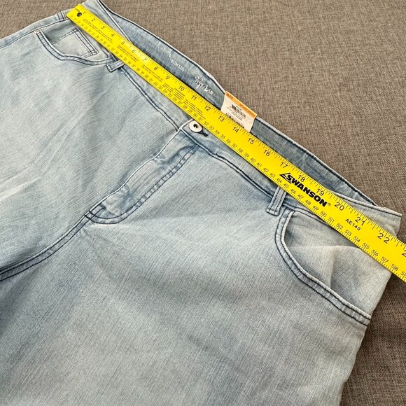 NEW Style & Co‎ Blue Jeans Plus 24W Slim Leg Open Desert Mid Rise $49.50 Cotton - Picture 10 of 13
